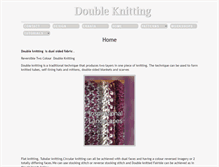 Tablet Screenshot of doubleknitting.co.uk